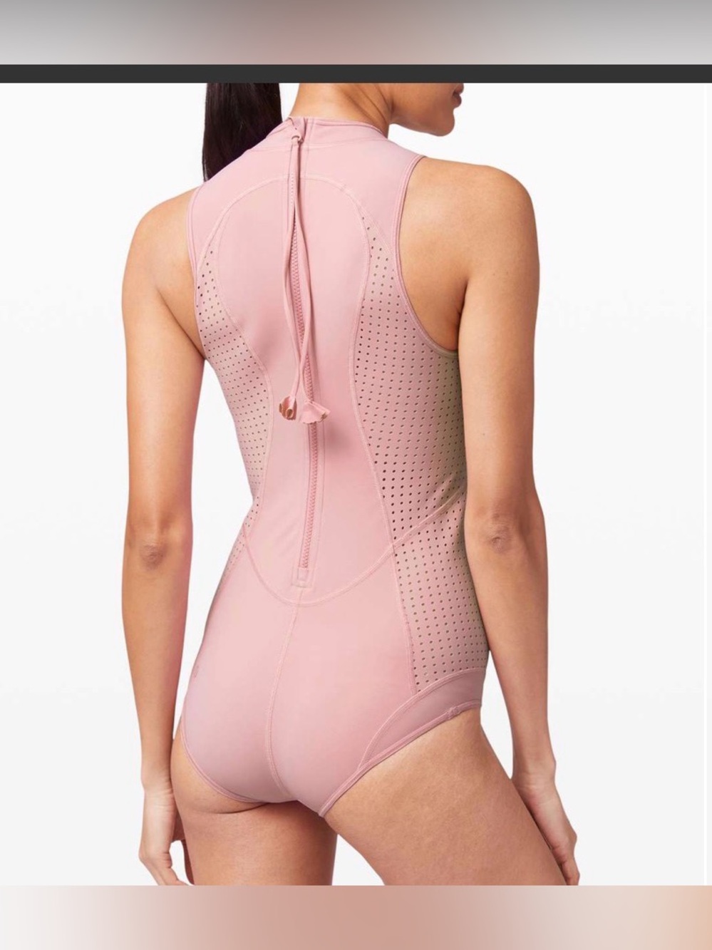 lululemon Swell Seeker Paddle Suit Sz 6 One Piece W2ARRS Rose Mellow